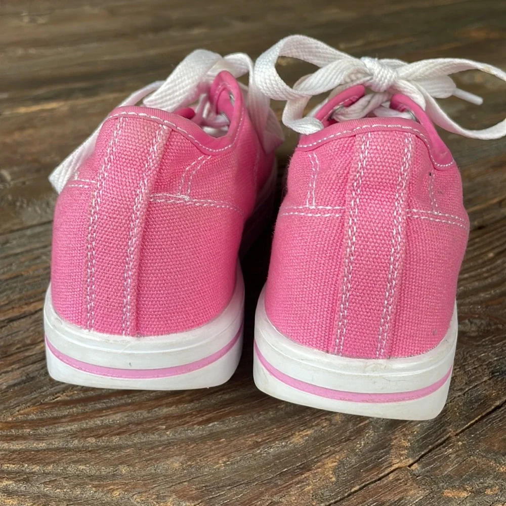 Heelys pink canvas sneakers‎ EUC size 2
